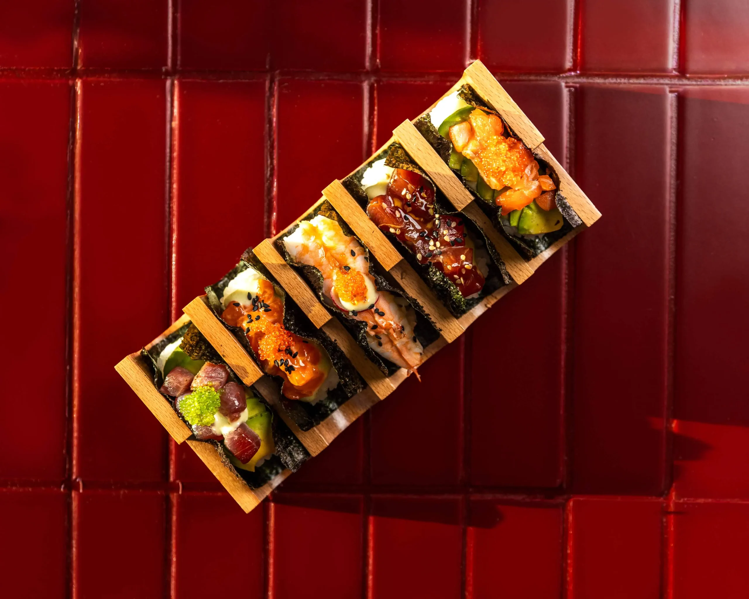 Fresh sashimi platter